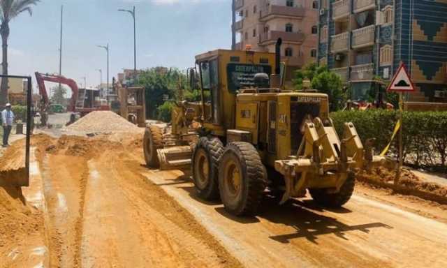 جهاز مدينة السادات: إصلاح هبوط مفاجئ بشارع جمال عبد الناصر خلال 12 ساعة