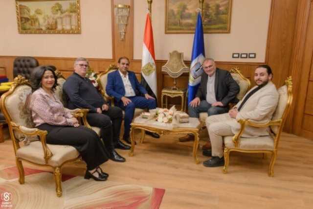 رئيس جامعة بورسعيد يستقبل وفدًا فرنسيًا لبحث أوجه التعاون المشترك