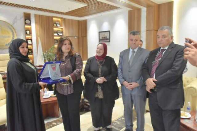 رئيس جامعة مدينة السادات تستقبل المستشار الثقافي لسفارة البحرين لبحث سبل التعاون في كل المجالات الاكاديمية
