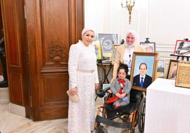 شاركت في احتفالية «أسرتي.. قوتي»: «حبيبة».. فراشة الغربية تُحلّق في سماء الوطن بإبداع لا يعرف المستحيل