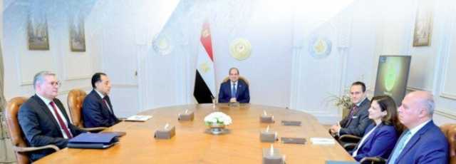 السيسي يجتمع بالرئيس التنفيذي لشركة «شل» العالمية
