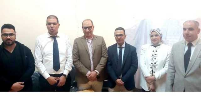 قافلة طبية للكشف عن أمراض القلب والروماتيزم لطلاب كلية التجارة بجامعة كفر الشيخ