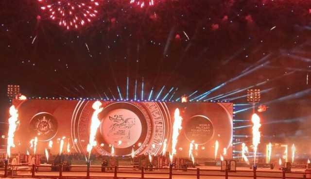إشادة كبيرة بالافتتاح المبهر لبطولة العالم العسكرية للفروسية الـ25 بمصر