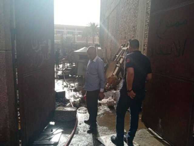 السيطرة على حريق بمخزن مصنع حلويات في شبرا الخيمة