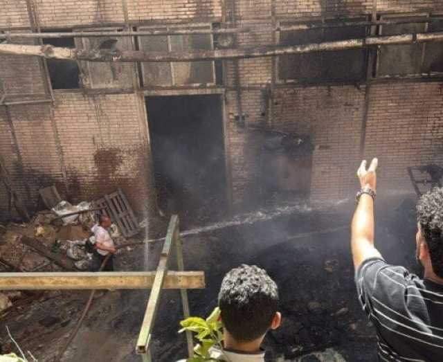 عاجل | الصور الأولى لاندلاع حريق في شركة للزيوت بالمحلة