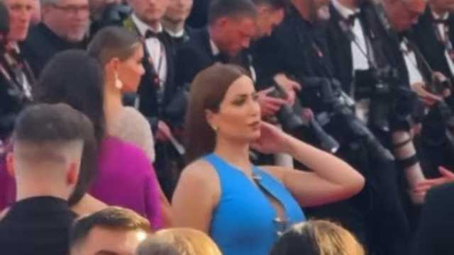 يسرا ونسرين طافش أبرز الحضور على السجادة الحمراء باليوم الثاني لمهرجان كان