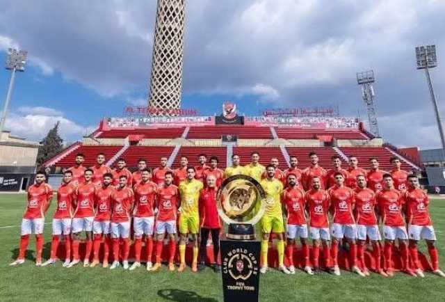 جلسة تصوير للاعبي الأهلي استعدادًا للمشاركة في كأس العالم للأندية