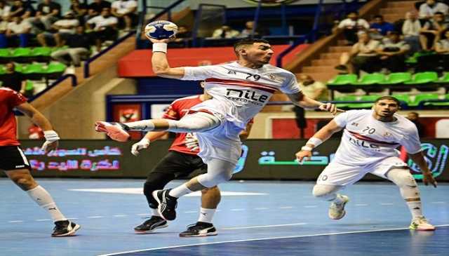 فريق يد الزمالك يضرب فاب الكاميروني بنتيجة 27 - 18 في كأس الكؤوس الأفريقية