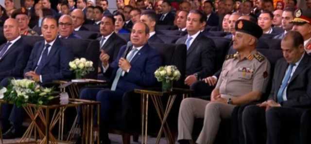 الرئيس السيسي: المشروعات الزراعية توفر فرص عمل ضخمة