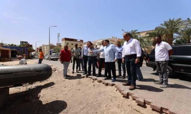 محافظ البحر الأحمر يوجه برفع كفاءة المنطقة المحيطة بمحطة 'اليسر' بالغردقة