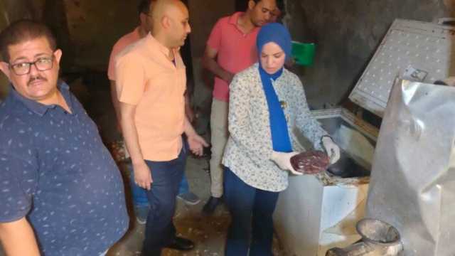 ضبط لحوم وملح طعام غير صالح للاستهلاك في حملة ببني سويف