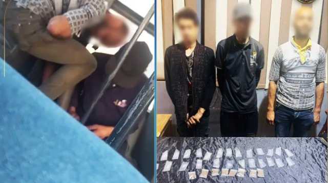 «ظهرا بحالة غير متزنة».. ضبط عاطلين تعاطيا المخدرات في أتوبيس بالقليوبية
