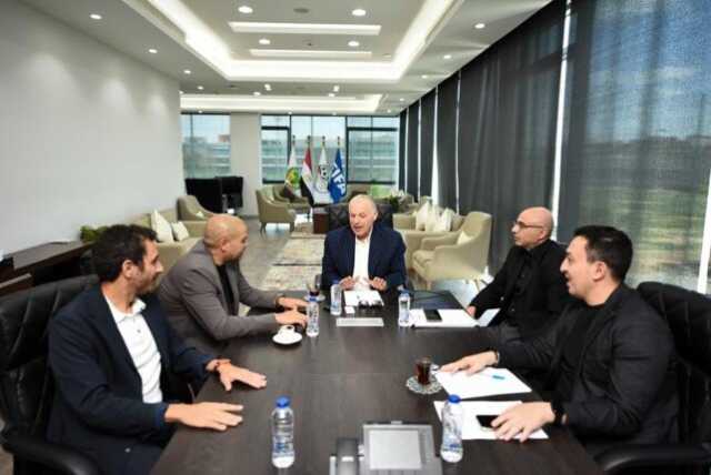 أبو ريدة يجتمع مع دياب لبحث التعاون بين الاتحاد والرابطة