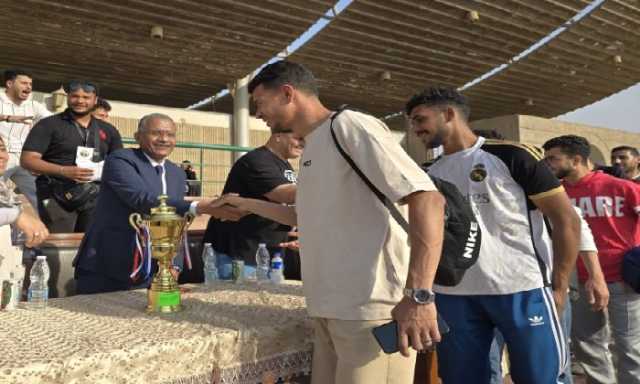 علوم الرياضة بنين تتصدر دوري كرة القدم بجامعة حلوان بمشاركة 400 طالب