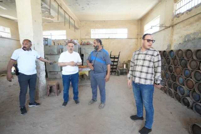 محافظ أسيوط يتفقد مستودع لاسطوانات الغاز بمركز أبنوب