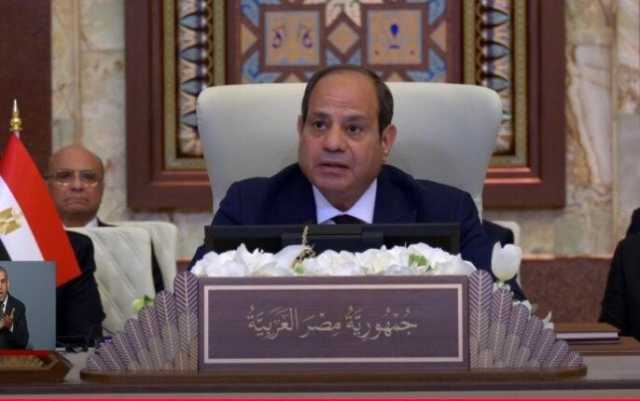 «التحديات تتطلب وقفة موحدة».. نص كلمة الرئيس السيسي في القمة العربية ببغداد