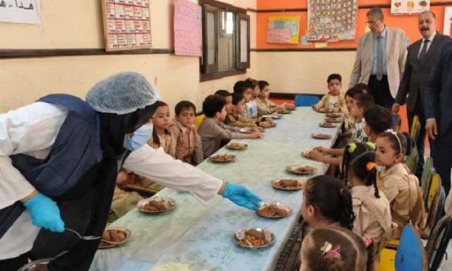 'تعليم الفيوم': تنفيذ مشروع الوجبة الساخنة لتلاميذ المرحلة الإبتدائية