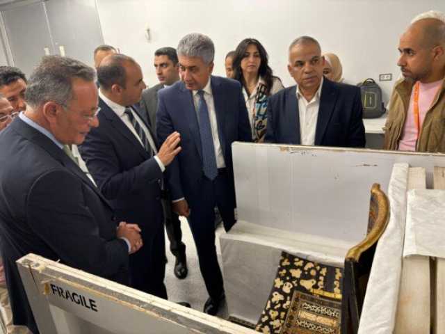 استعدادا للافتتاح.. المتحف المصري الكبير يستقبل 163 قطعة من كنوز توت عنخ آمون