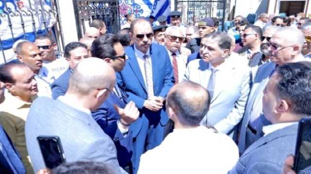 محافظ سوهاج يتفقد الأعمال الإنشائية لمشروع إنشاء مستشفى المراغة المركزي الجديد