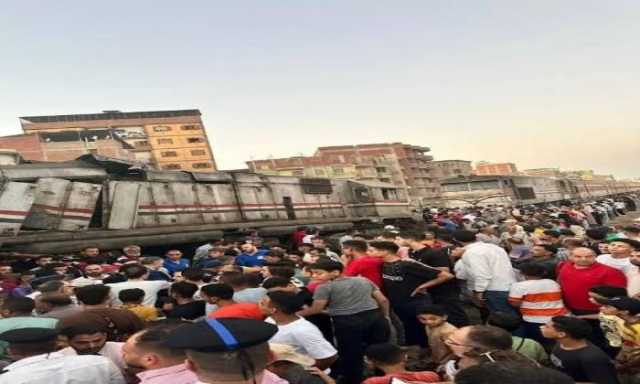 السجن 10 سنوات والعزل من الوظيفة لمدة 3 سنوات لـ 9 متهمين فى حادث قطارى الشرقية