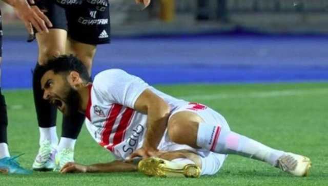حمزة المثلوثي يبدأ برنامجه التأهيلي في الزمالك بعد جراحة الصليبي