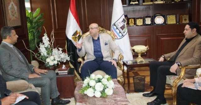 محافظ بني سويف يلتقي وفد المجلس القومي لحقوق الإنسان في مستهل زيارته للمحافظة
