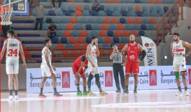 سلة الزمالك يهزم الأهلي في نصف نهائي الدوري.. مواجهة خامسة لحسم المتأهل