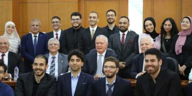 طلاب الجامعة المصرية اليابانية يحاكون جلسات الأمم المتحدة بحضور السفير محمد العرابي
