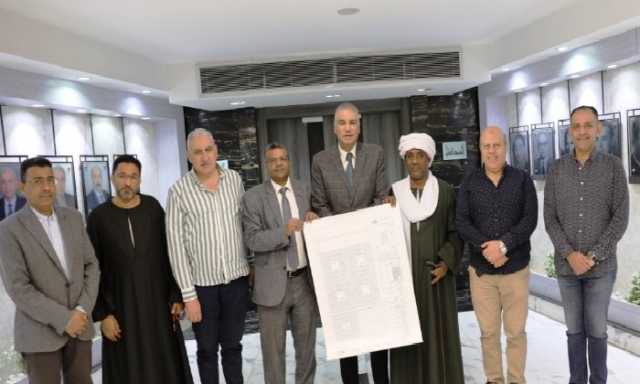 محافظ أسوان يعتمد المخطط التفصيلي لقرية المنصورية الجديدة بدراو