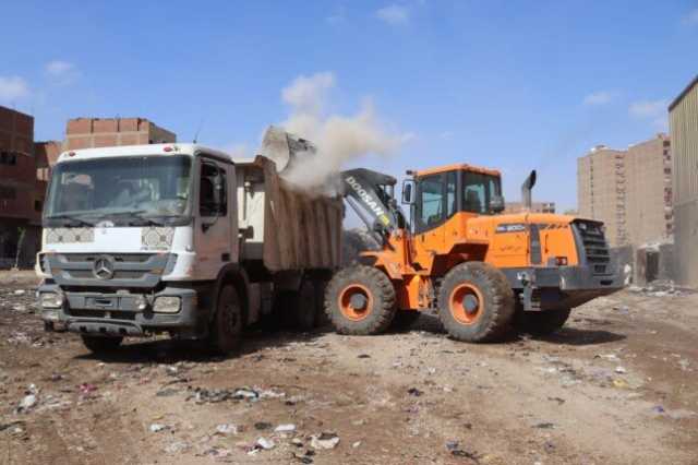الجيزة تنجح في رفع 60 ألف طن مخلفات خلال عيد الأضحى وتستعد لامتحانات الثانوية العامة