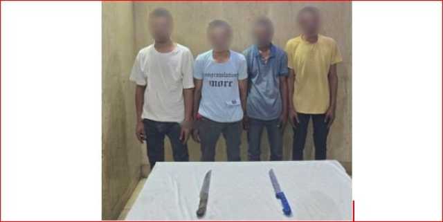 كشف ملابسات احتجاز شخص والتعدي عليه بأسلحة بيضاء في حلوان