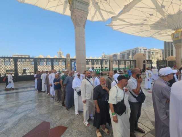 بعثة حج الجمعيات الأهلية تنظم زيارات للروضة الشريفة (صور)