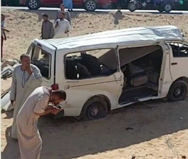 3 جثث و11 مصاب.. ننشر أسماء ضحايا حادث انقلاب صحراوي المنيا