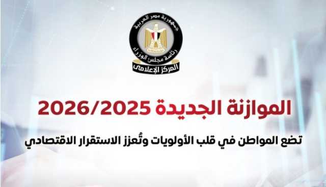 مجلس الوزراء: موازنة 2025-2026 تضع المواطن في صدارة الأولويات