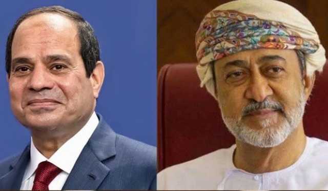 الرئيس السيسي يتلقى تهنئة من سلطان عمان بمناسبة عيد الأضحى المبارك
