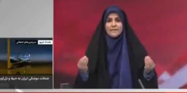 لحظة قصف مبنى الإذاعة والتليفزيون الإيراني | فيديو