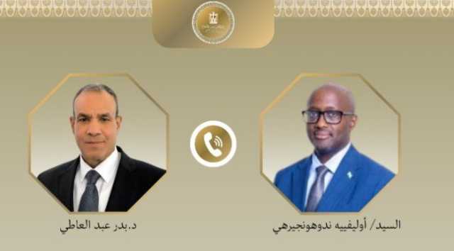 وزير الخارجية يبحث مع نظيره الرواندي تعزيز مسارات التعاون الثنائي بين البلدين