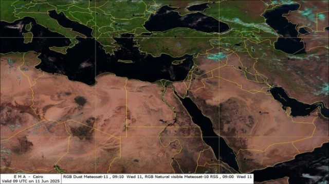 بيان بـ درجات الحرارة.. «الأرصاد» تكشف حالة الطقس في مصر اليوم الأربعاء 11 يونيو 2025
