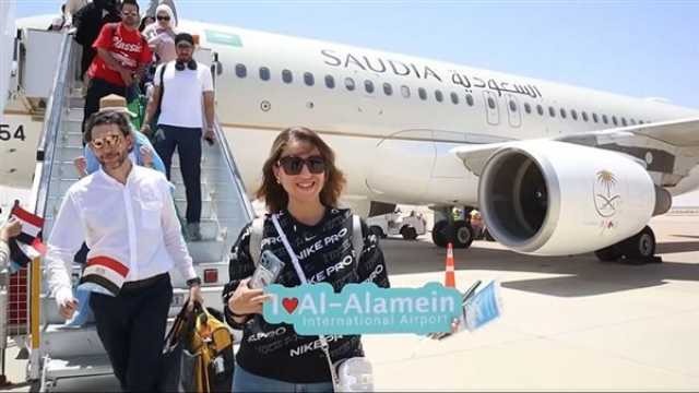 مطار العلمين الدولي يستقبل أولى رحلات الخطوط الجوية السعودية