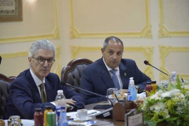 محافظ بورسعيد يبحث مع وفد الاتحاد الأوروبي سبل التعاون في المشروعات التنموي