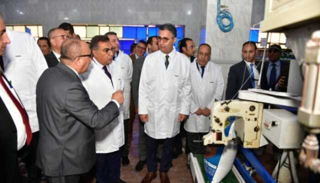 وزير التموين ومحافظ الدقهلية يتابعان منظومة السلع الغذائية والتموينية
