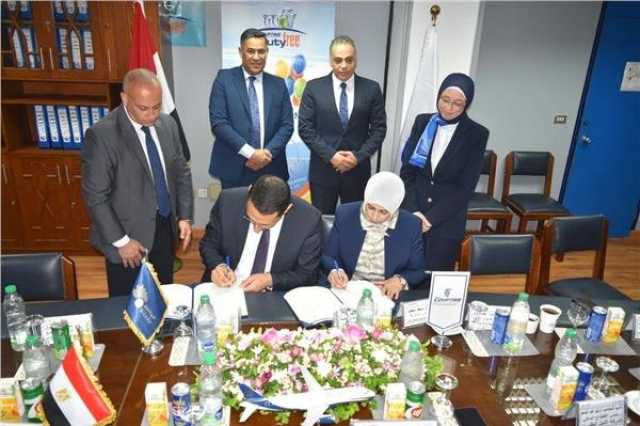 مصر للطيران والأسواق الحرة توقع بروتوكول تعاون مع النيل للطيران