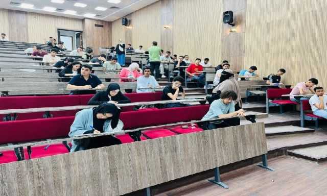 ختام أعمال الامتحانات بجامعة حلوان التكنولوجية الدولية