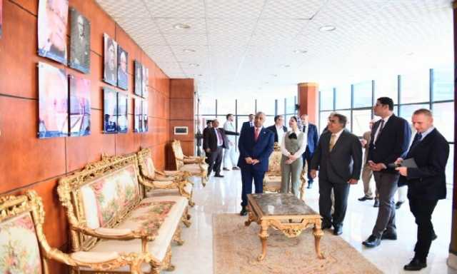 محافظ الدقهلية يستقبل وفد الإتحاد الأوروبى لبحث سبل التعاون
