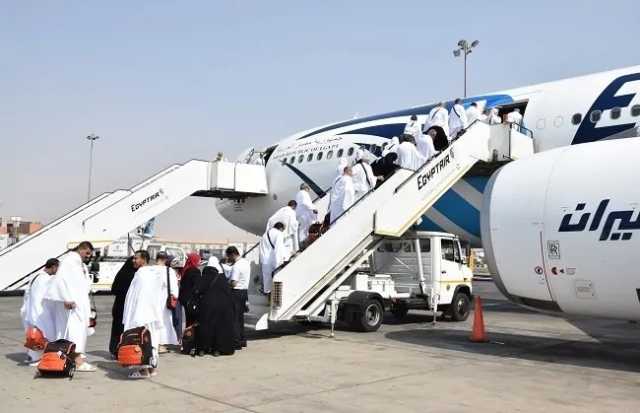 مصر للطيران تسيّر 10 رحلات جوية غدا لعودة حجاج بيت الله الحرام