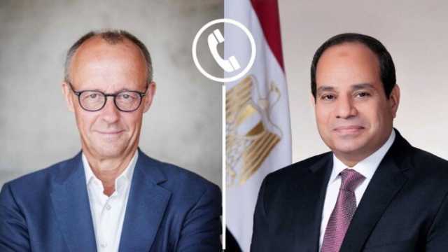 الرئيس السيسي يقدم التهنئة هاتفيا لـ المستشار الألماني بمناسبة الفوز في الانتخابات