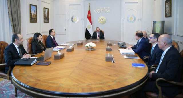 الرئيس السيسي يتابع مُستجدات تنفيذ المشروع القومي لتطوير صناعة الغزل والنسيج