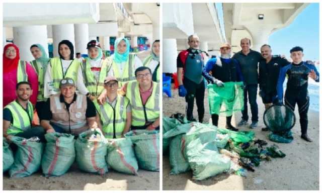 احتفالًا باليوم العالمي للبيئة.. حملة لتنظيف الشواطئ في الإسكندرية