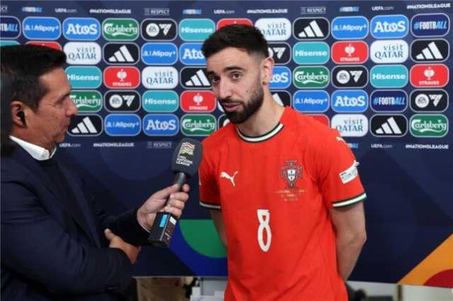 «وضعنا الكرز على الكعكة».. ماذا قال «برونو فرنانديز» بعد تتويج البرتغال بدوري الأمم الأوروبية؟