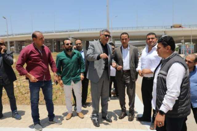 محافظ الجيزة يتابع الاستعدادات في محيط مطار سفنكس والطرق المؤدية إلى المتحف المصري الكبير